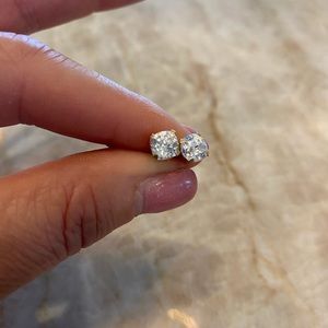 Diamonique 2cttw Stud Earrings 14k